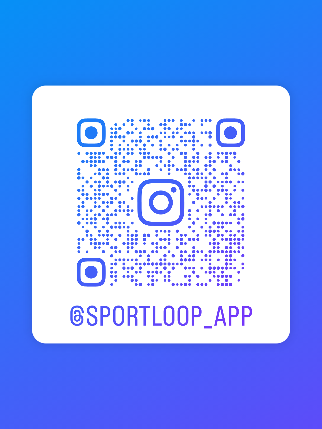Código QR do Instagram de @sportloop_app